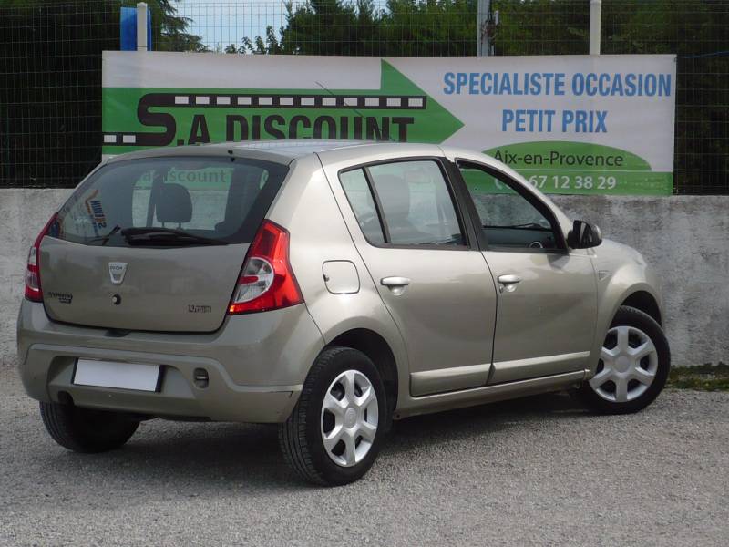 DACIA SANDERO ESSENCE GPL CLIM OCCASION PAS CHERE A VENDRE A VENELLES
